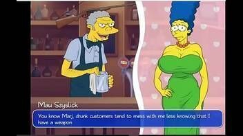 Porno gratis Marge safadinha traindo Homer com vários machos