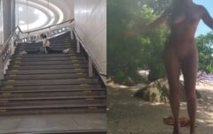 Morena tarada se masturbando gemendo alto no avião até gozar forte para os fãs