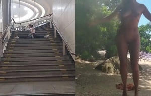 Morena tarada se masturbando gemendo alto no avião até gozar forte para os fãs