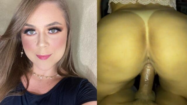 Vazada na net dando sua buceta sem camisinha